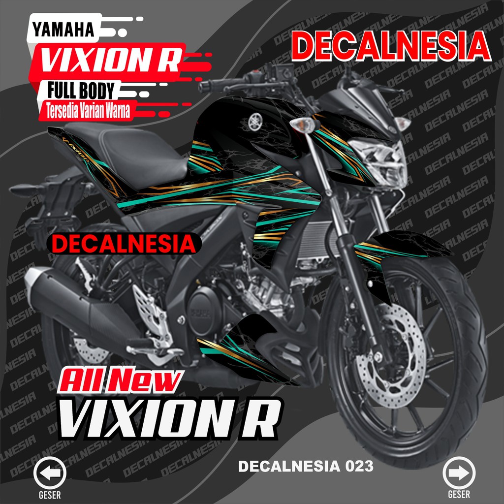 Sticker Full Body Motor Vixion R 155 New Aksesoris Variasi - Decal Vixion R Stiker Vixion R 155
