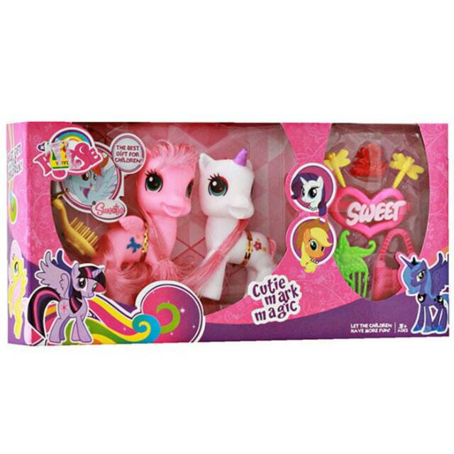 MAINAN LITTLE PONY 2PCS PRETTY HORSE