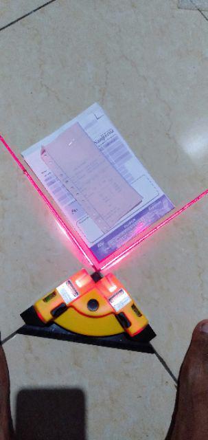 Laser Line Lantai Keramik Alat Ukur Siku Sudut Square Waterpass