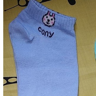 FAYES Kaos Kaki Line Brown / Kaos Kaki Ankle Cute / Kaos Kaki Sepatu Import U16-CONY BLUE