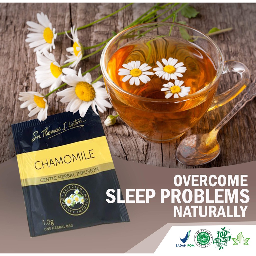 

TERBARU teh chamomile herbal susah tidur obat insomnia aman untuk bumil pencegah diabetes BPOM