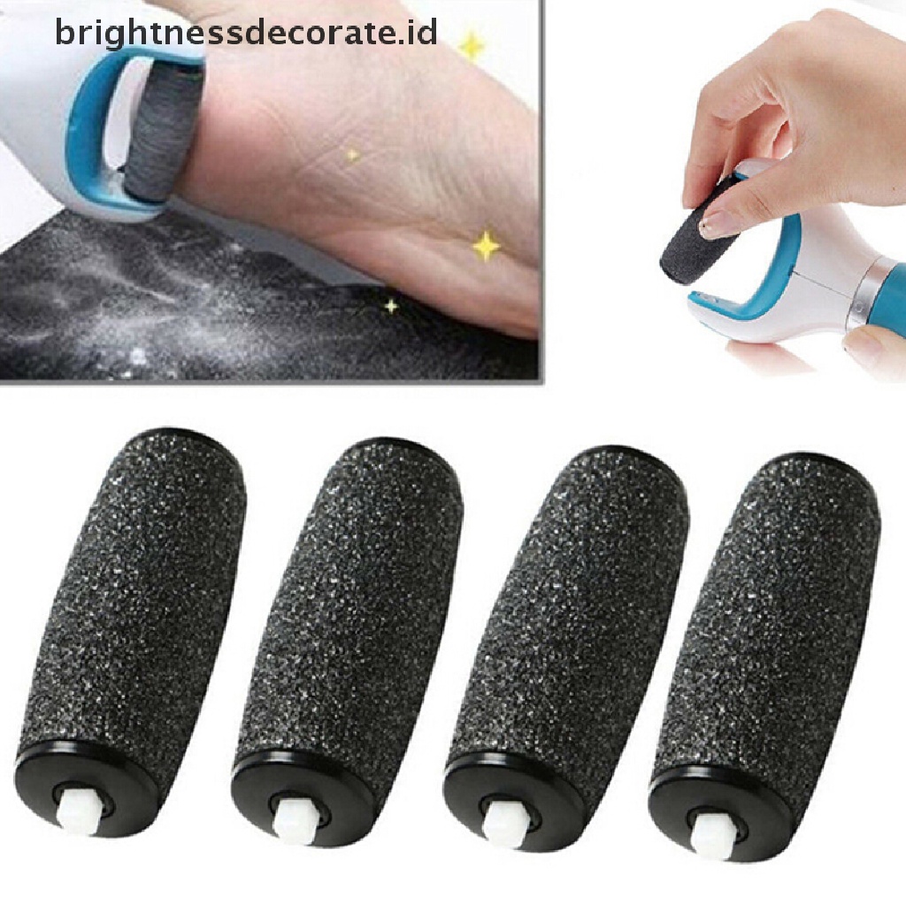 (Irth) 4pcs / Set Alat Kikir Kaki Elektrik Untuk Pedicure