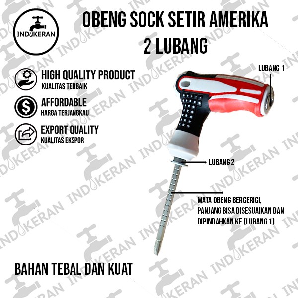 INDOKERAN - Obeng Sock Setir Amerika - High Quality