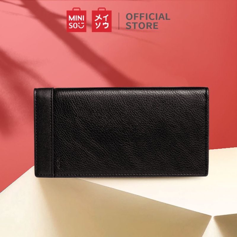  MINISO  Dompet  Pria Lelaki Dompet  Panjang Wallet Simple 