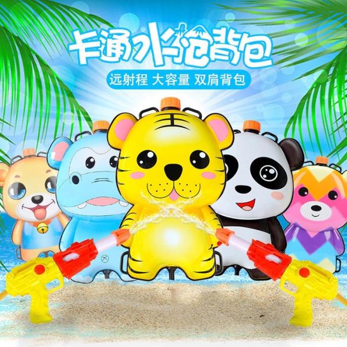 Water Gun Mainan Tas Pistol Air Ransel - Mainan Tembakan Air