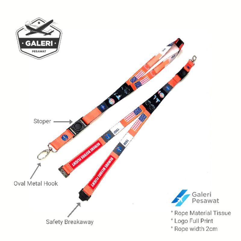 

Lanyard/Tali Gantungan ID Card NASA