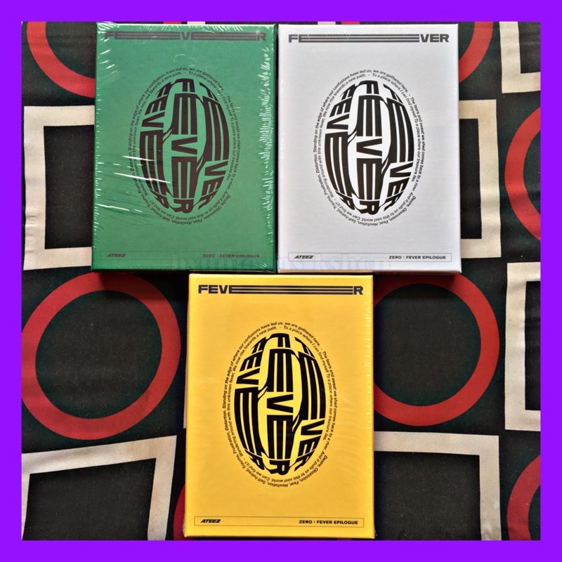 [READY STOCK] ATEEZ Album - ZERO : FEVER EPILOGUE + Poster + Benefit AppMusic Ktown4u AppMus