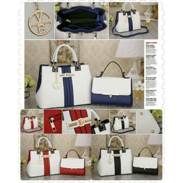 Tas Fashion Branded VB2433 Red Blue Black