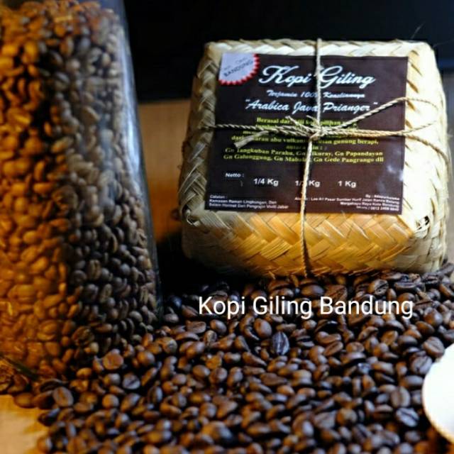 

Kopi arabika / arabica java preanger ( biji / bubuk ) Kopi Giling Bandung