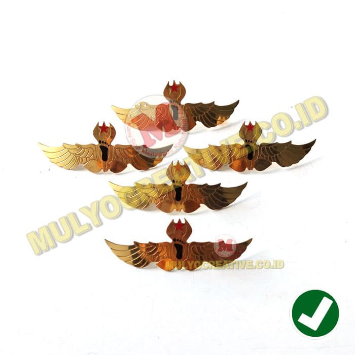 Lencana Tapak Pramuka Bahan Ful Logam - Lencana Atribut Pramuka