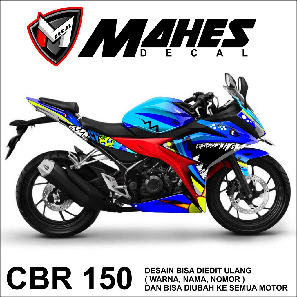 Decal Stiker Dekal Sticker Variasi Cbr 150 Facelift Fullbody