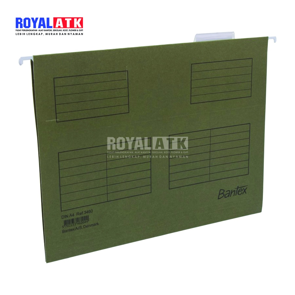 

BANTEX SUSPENSION FILE A4/HANGMAP GREEN 3460 04