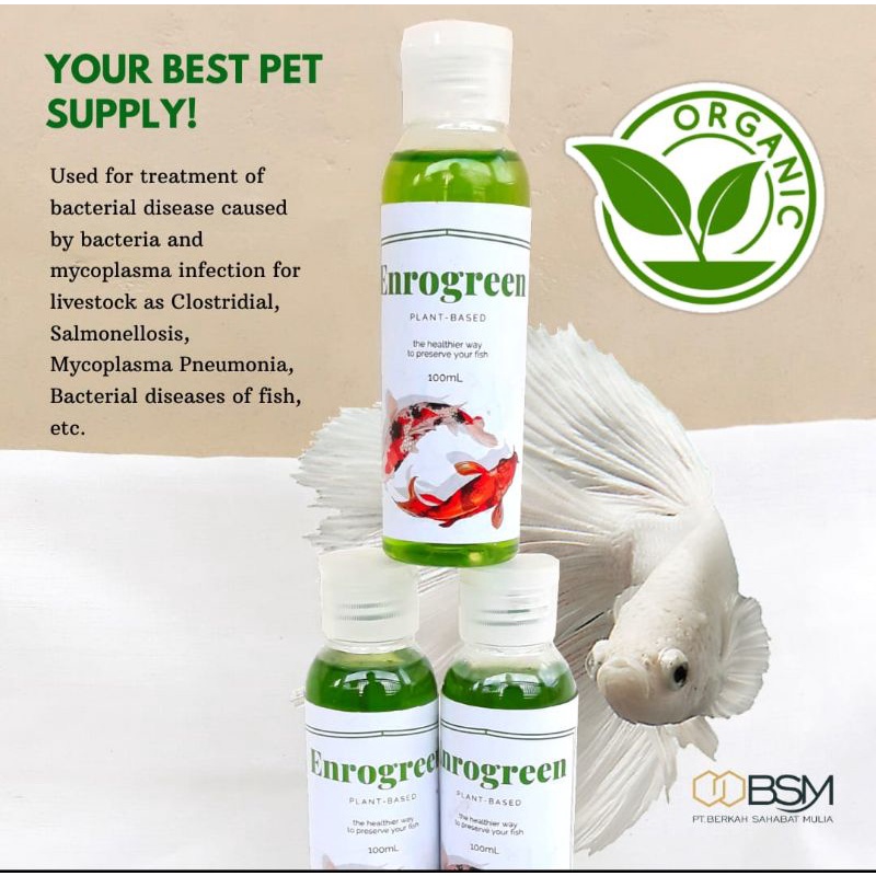 vitamin ikan hias/cupang enrogreen