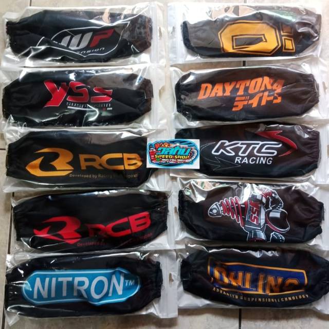 Sarung shock Cover shock Sarung Shockbreaker Belakang Cover Shock Pelindung Shock Belakang Sepeda Motor Universal PREMIUM QUALITY