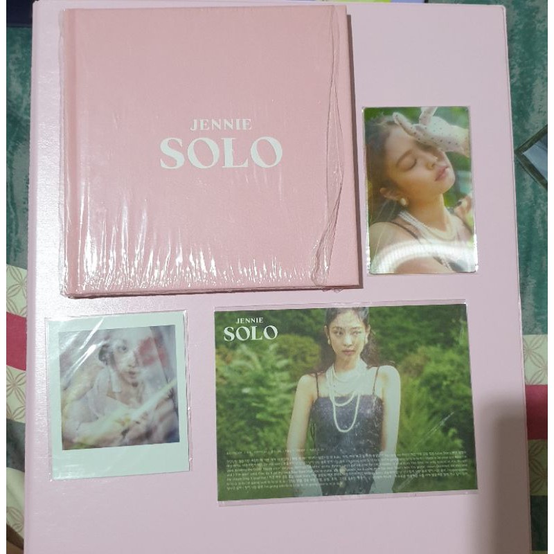 Jennie Solo Album Photocard Lenti Polaroid