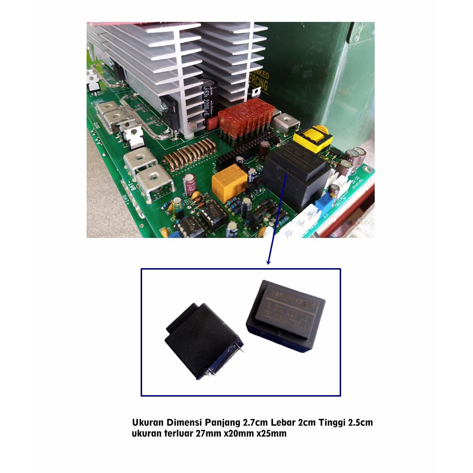 Trafo 0.5W 0,5watt 220v ke 12v 220volt ke 12volt