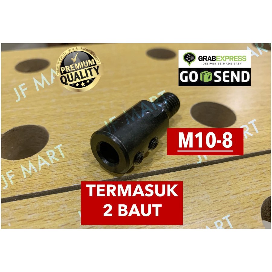 Konektor Adapter Dinamo Arbor ke Gerinda M10-8