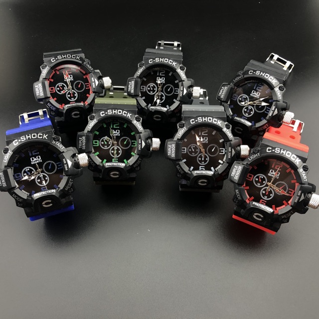 ［Ready Stock］Jam tangan sport jarum Anti AIR C-SHOCK  S1066