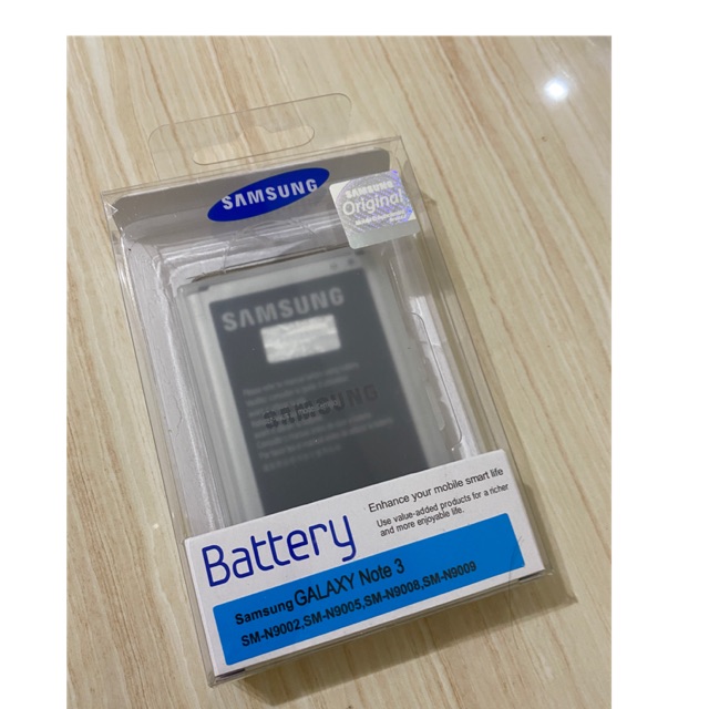 Baterai Samsung SM-N900 / N900 / N9000 N9005 Original Batrai Batre Batere