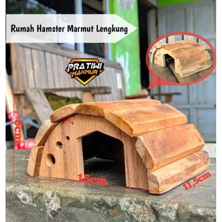 rumah hamster marmut sarang hamster lengkung