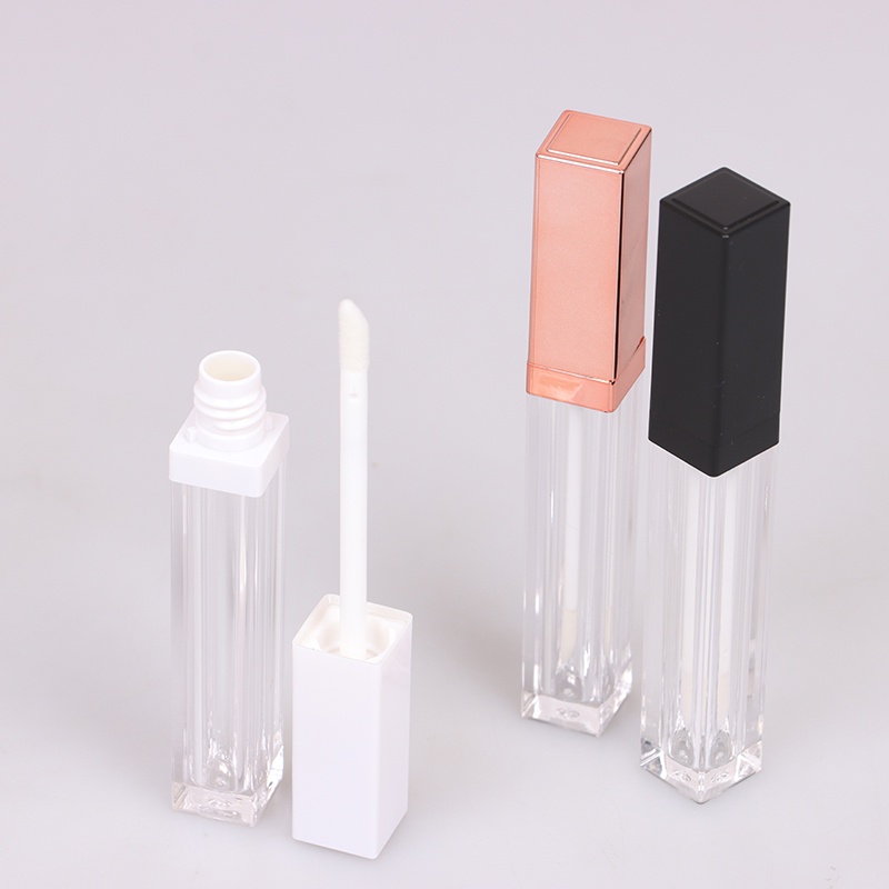 {LUCKID}5ml Rose Gold Lip gloss Tubes DIY Empty Cosmetic Container Refillable Bottles