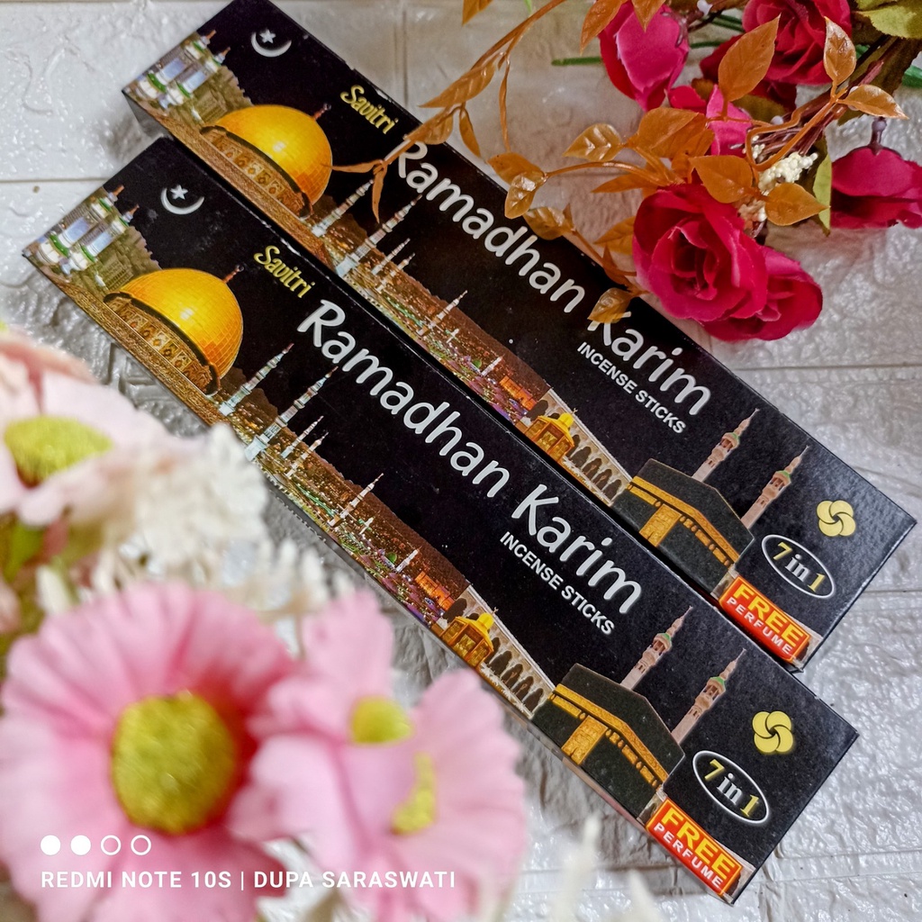 Hio Dupa Wangi Aromaterapi Ramadhan Karim 7 In 1 Isi 70 Stik Gratis Parfum