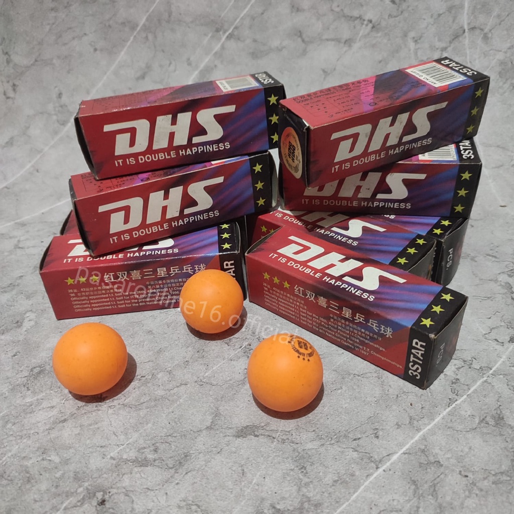 BOLA TENIS MEJA DHS BINTANG 3