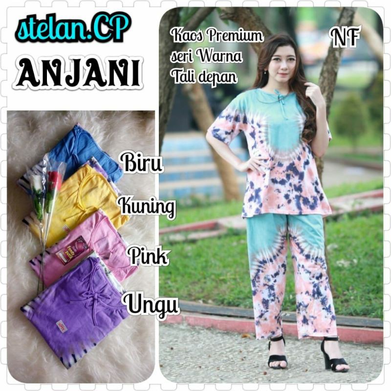 SETELAN CP ANJANI / SET KAOS PREMIUM
