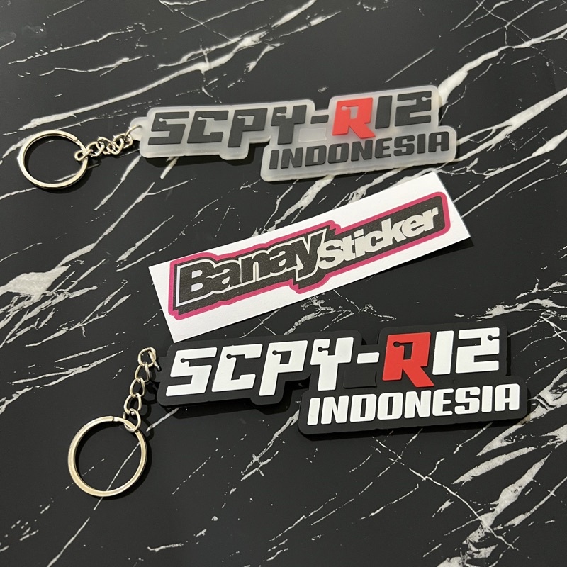 GANTUNGAN KUNCI KARET SCPY R12 SCOOPY R12