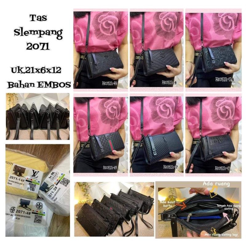 NEW ITEM tas selempang / sling / cluth sling kode 2071 tas import