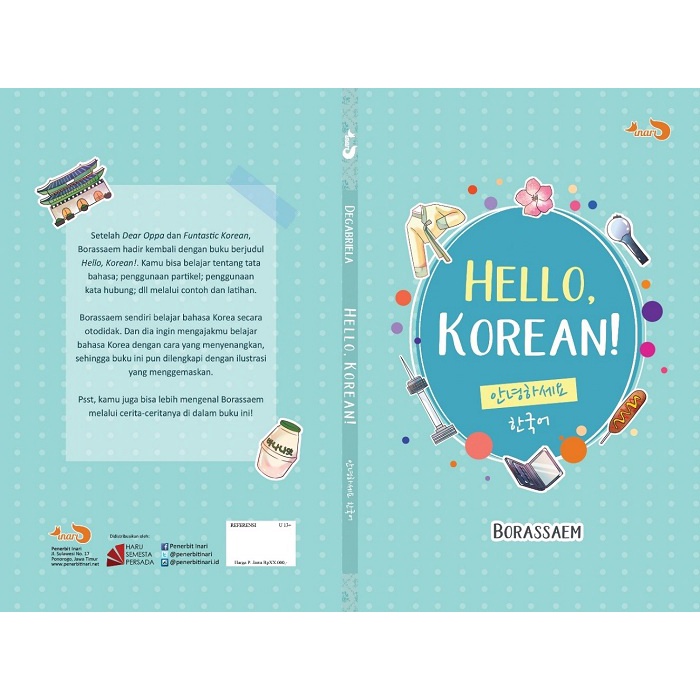 READY STOK  BUKU HELLO, KOREAN - FUNTASTIC KOREA - DEAR OPPA - Borassaem (ORIGINAL)