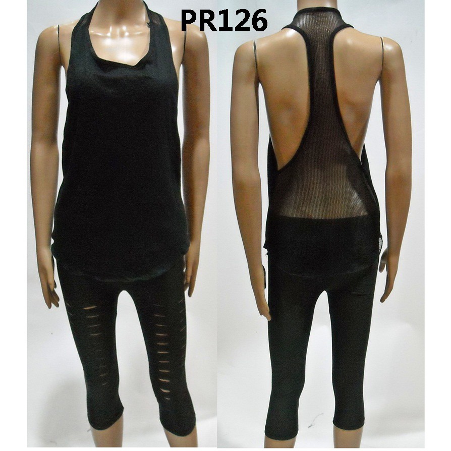 Stelan Baju Senam Zumba Yoga Dance Aerobik kode PR126