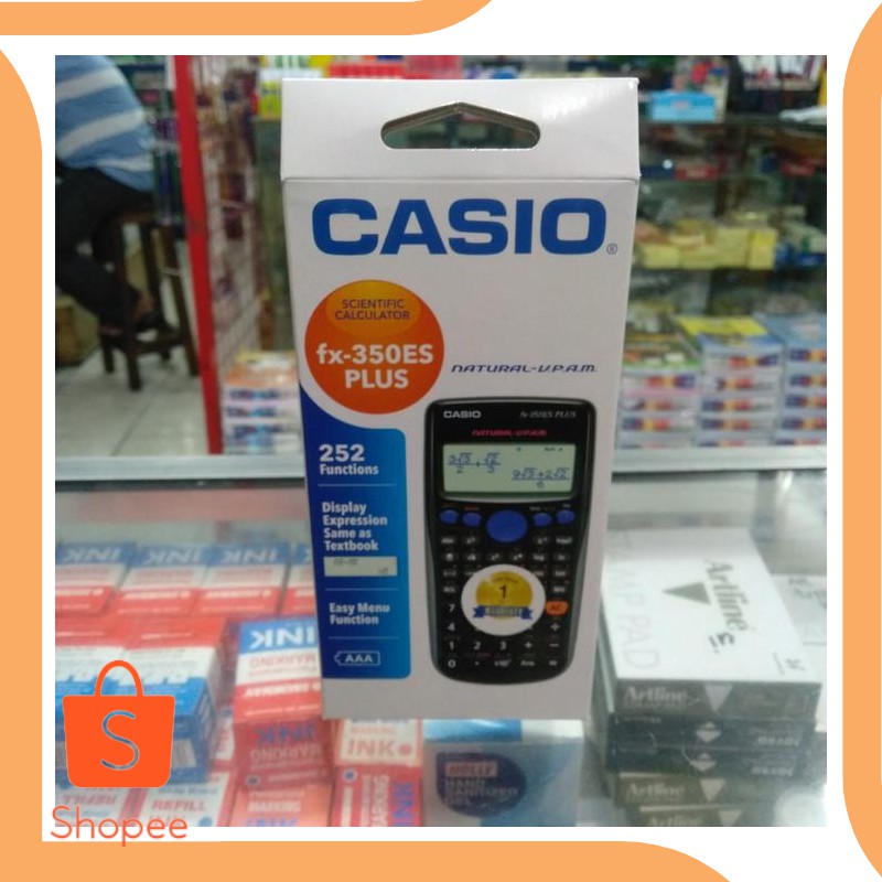 

Jual tools CASIO Fx-350ES PLUS / Calculator scientific 252 fungsion 19DEZ Limited