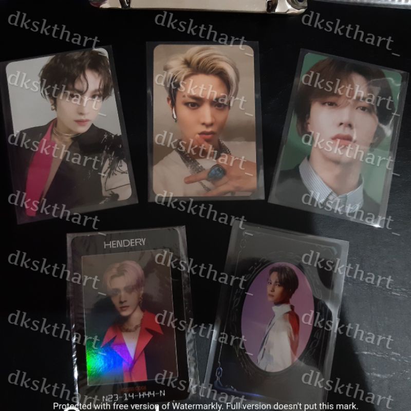 Photocard NCT Yangyang Yuta Hendery Resonance dan Final Round