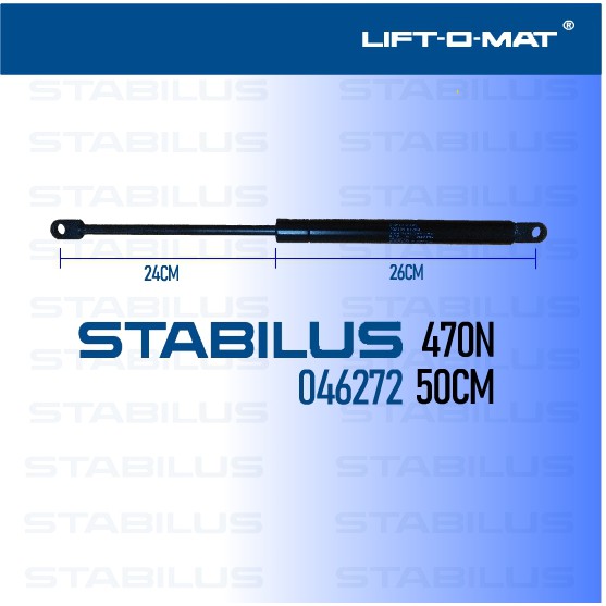 STABILUS 046272 470NEWTON (50CM) LIFT-O-MAT GAS SPRING HIDROLIK GAS SHOCK