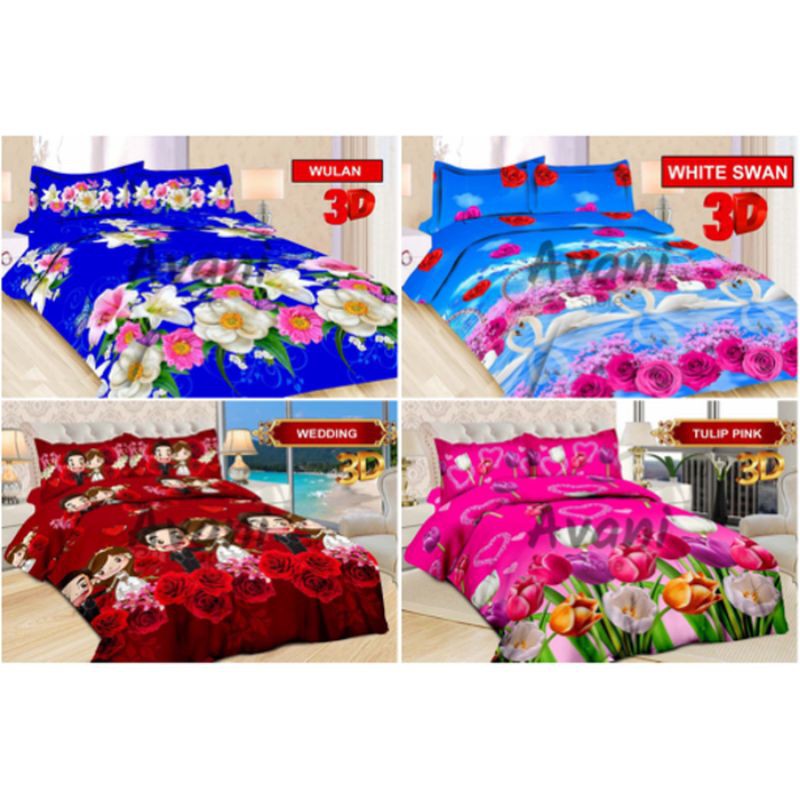 Bed cover bonita motif tulip