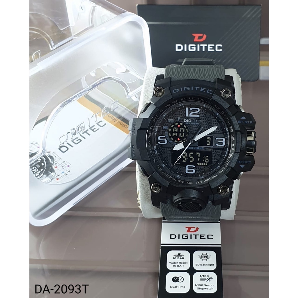 Jam Tangan Pria Digitec DA2093T 2093 Original Garansi Resmi