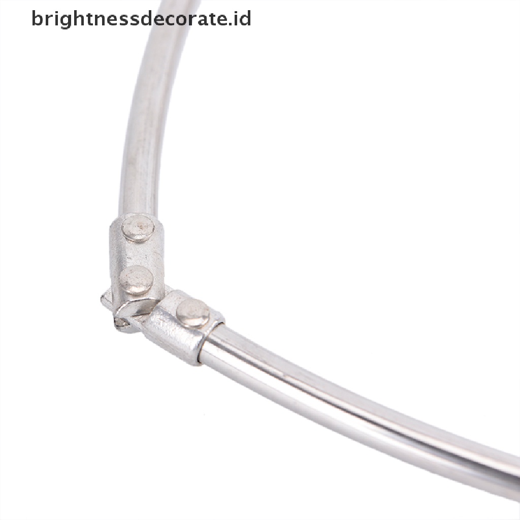 (Birth) Jaring Pancing Lipat Bahan Stainless Steel Bentuk Bulat