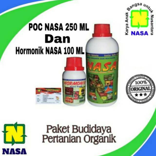 PAKET PERTANIAN NATURAL NUSANTARA: POC NASA & HORMONIK NASA