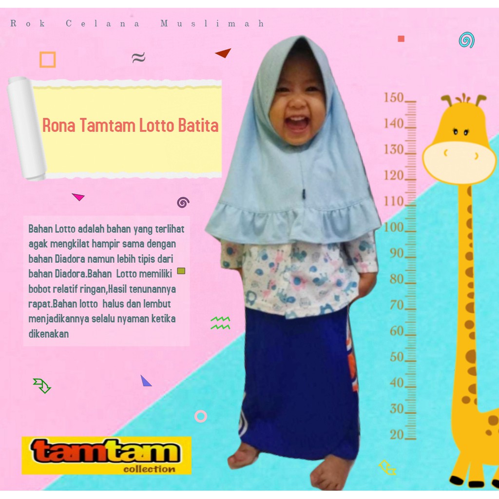 Tamtam Collection | Rok Celana Anak Syari