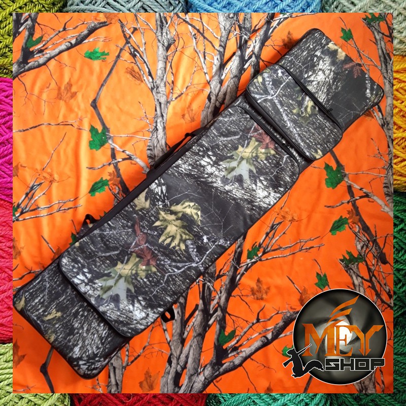 Tas Senapan Angin Kotak Camo Busa Tebal Dan Pompa PCP