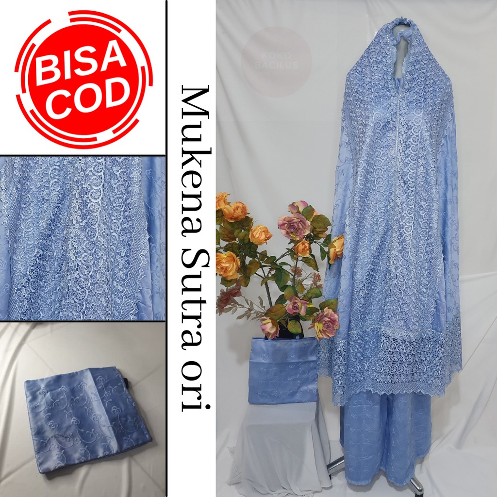 Mukena Sutra Prada Ori Mukena Sutra Jumbo Mukena Sutra Premium Mukena Sutra Mewah Mukena Jumbo