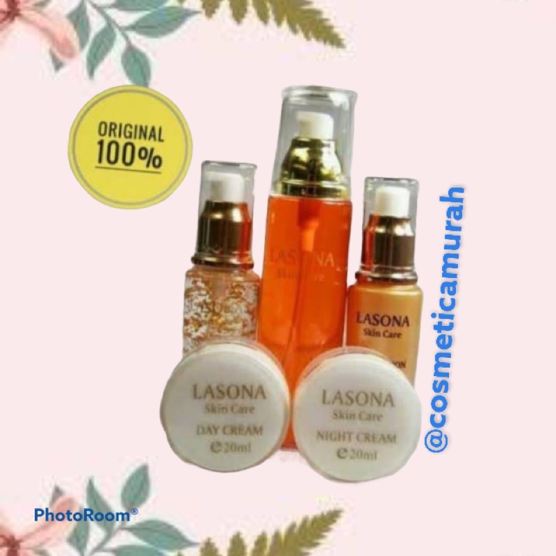 [ original ] lasona skin care | paket lengkap lasona 5in1 besar