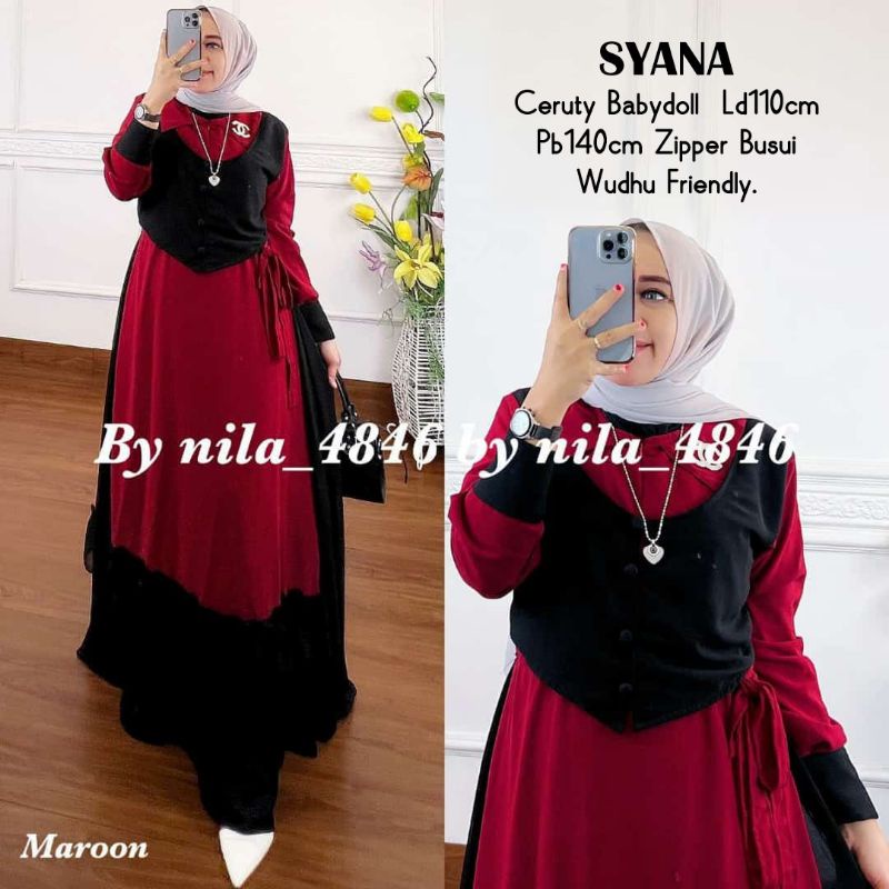 SYANA MAXY/DRESS MAXY KEKINIAN/DRESS MAXY CANTIK/DRESS MURAH SURABAYA