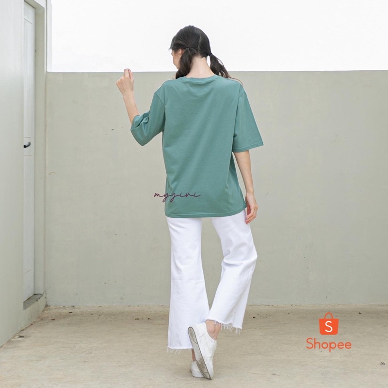 STEFFI T’SHIRT KAOS POLOS OVERSIZE BY MYJIVI