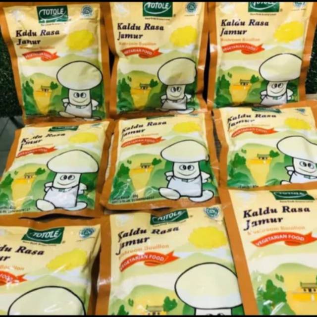 

Totole kaldu jamur 80 gr, sayur medan