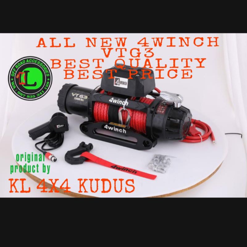 winch 4winch 13000lbs plasma 6Ton VT G3