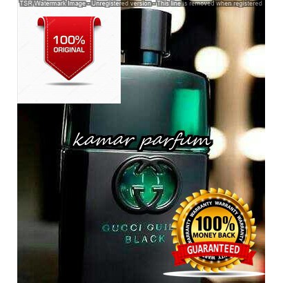 100% Original Eropa Parfum Gucci Pour Homme Black Men 90 Ml