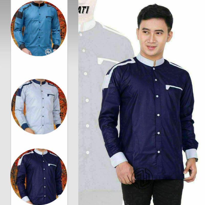 GROSIR Baju koko haibah model ammu//koko adi dazz//koko hadroh seragam//koko santri//koko azzahir//k