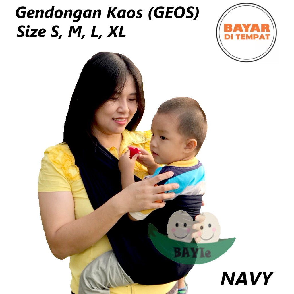 BAYIE - Baby JOSE Premium Gendongan Bayi Kaos/GEOS/Selendang Bayi/NAVY